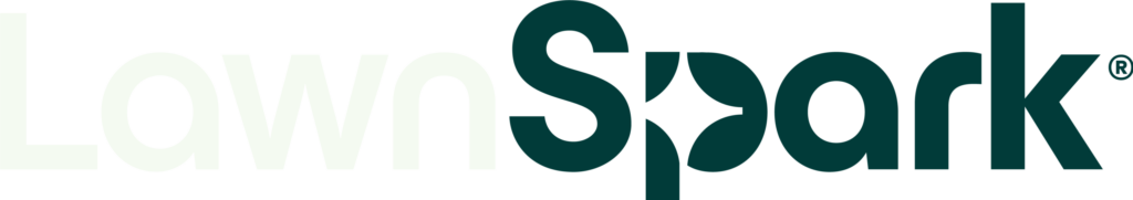 LawnSpark company logo for lawn care pest control lawn maintenance and mosquito control services