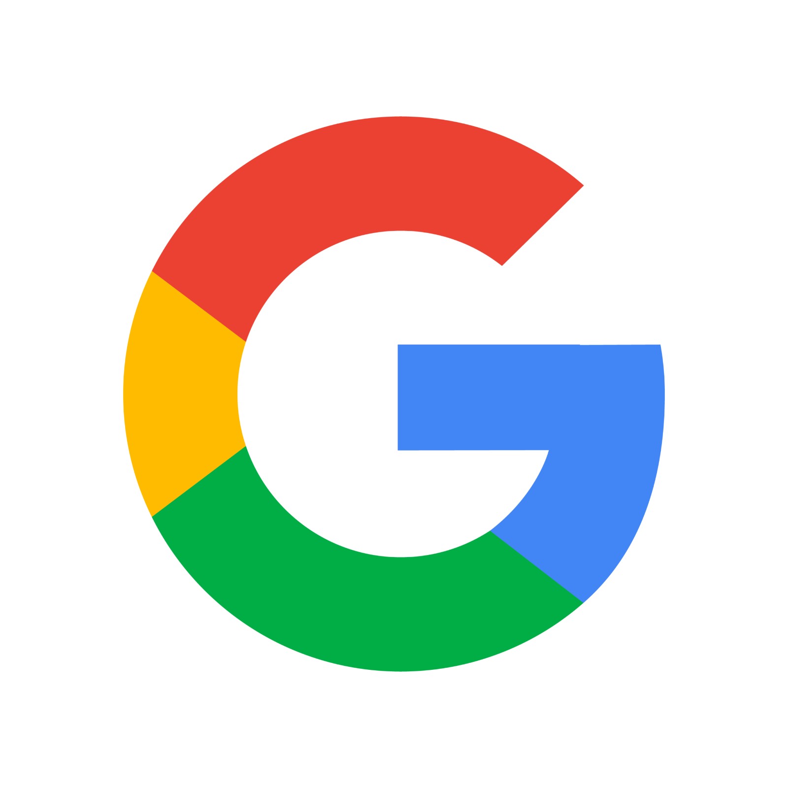 Google logo icon symbol used for Google services, Google reviews and website integration